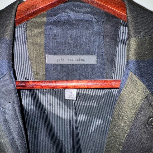 John Varvatos Linen Painters Coat - Picture 3 of 3